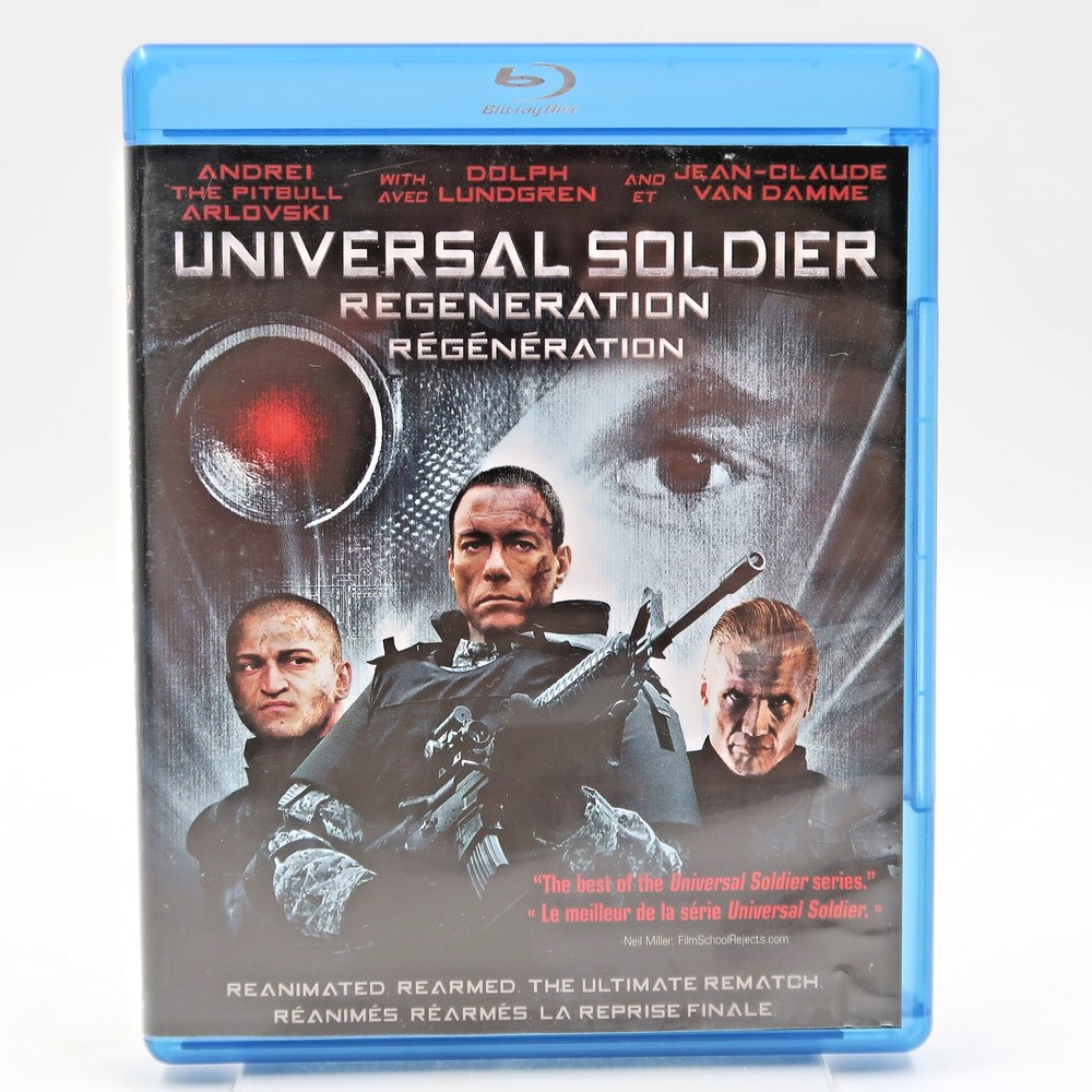 Universal Soldier Regeneration Blu-ray Van Damme Dolph Lundgren Action 2009